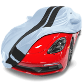 Porsche 718 2017-2025 Gray Black Pro Series Car Cover